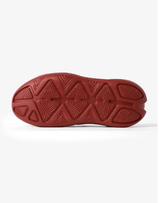 Hyrdros Fury - Red sandal with black straps on a white background