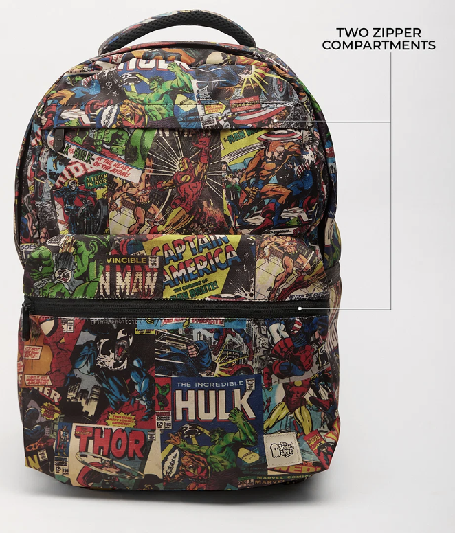 Marvel Mightiest Heroes Backpack power in style. space for fans ample – Omnes in Uno Marvel Mightiest Heroes Backpack power in style. space for fans ample – Omnes in Uno